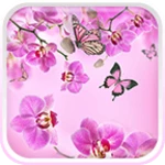 Logo of Pink Flowers Live Wallpaper android Application 